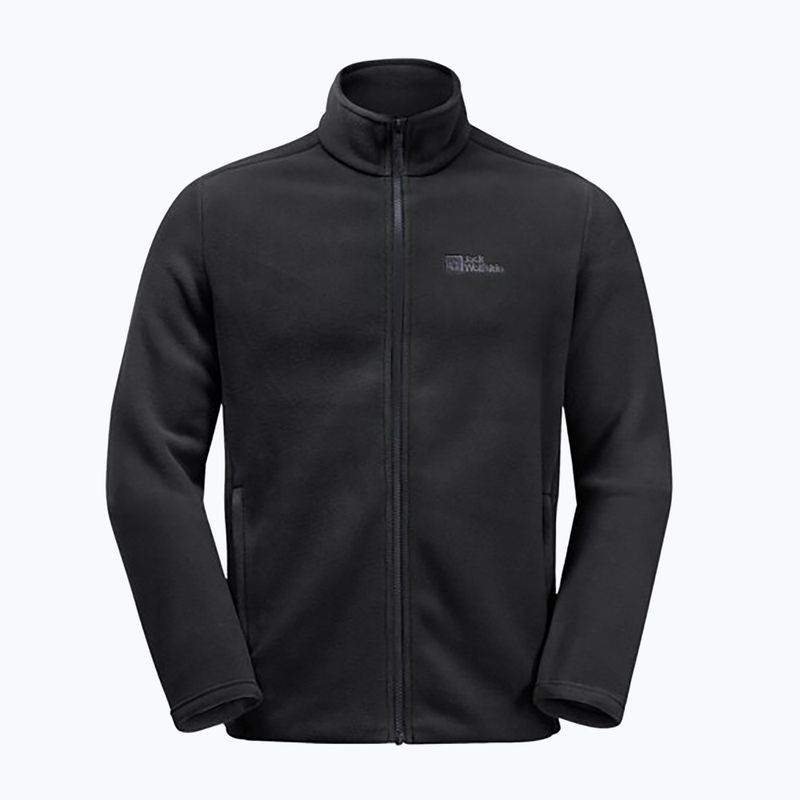 Bluza polarowa męska Jack Wolfskin Winterstein Fz black 6