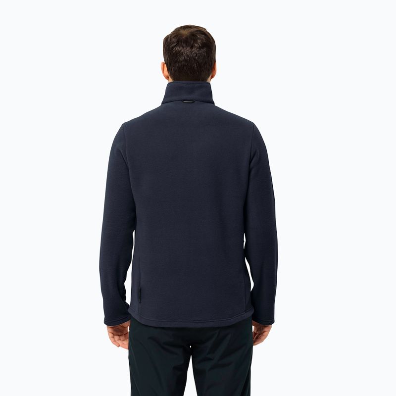 Bluza polarowa męska Jack Wolfskin Winterstein Fz night blue 2