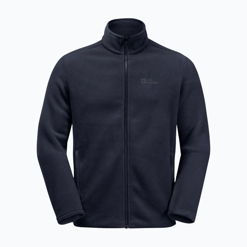 Bluza polarowa męska Jack Wolfskin Winterstein Fz night blue 6