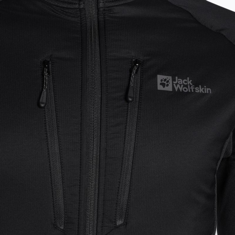 Kurtka hybrydowa męska Jack Wolfskin Alpgrat Pro Ins Fz black 7