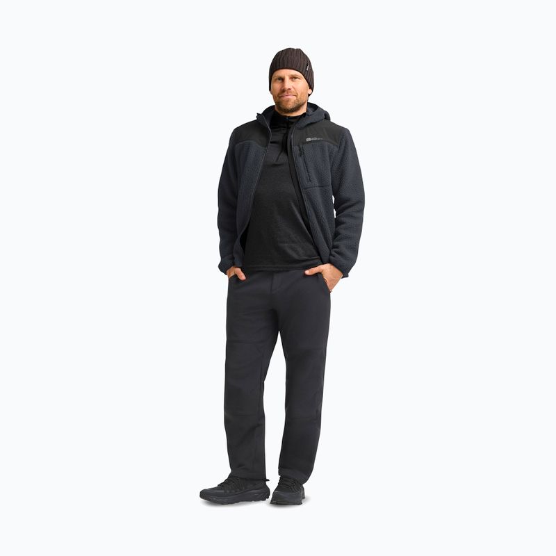 Bluza polarowa męska Jack Wolfskin Kammweg Pile Fz phantom 2