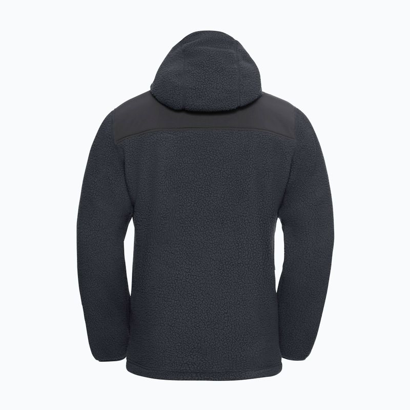 Bluza polarowa męska Jack Wolfskin Kammweg Pile Fz phantom 10