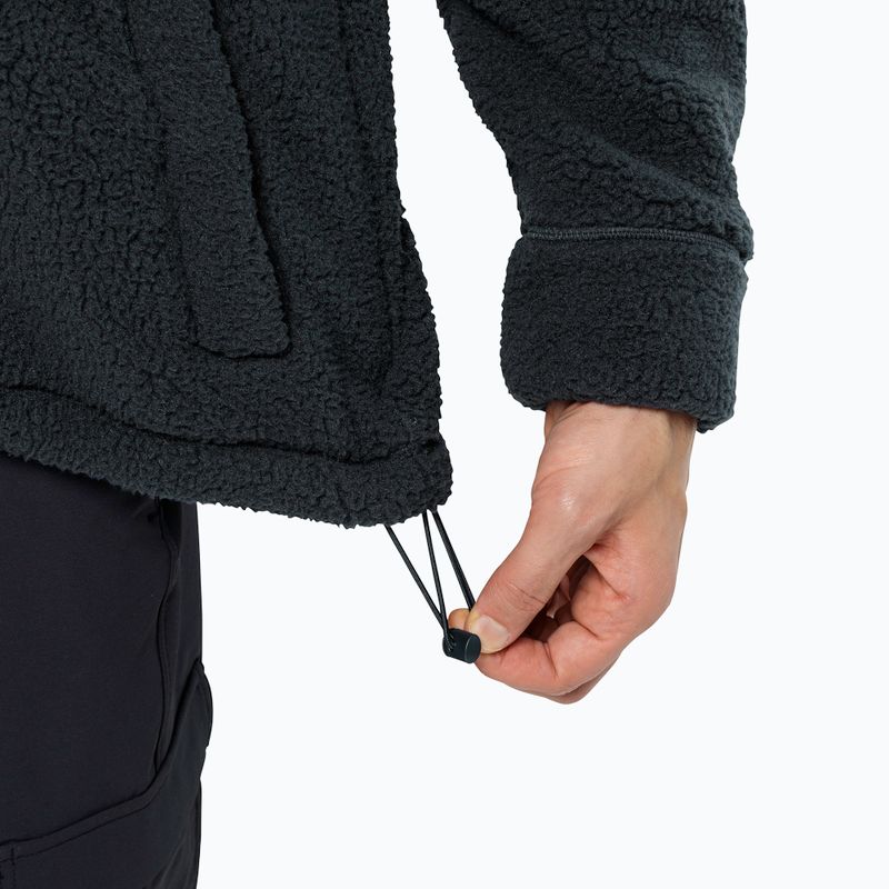 Bluza polarowa męska Jack Wolfskin Felslicht Hooded night blue 5