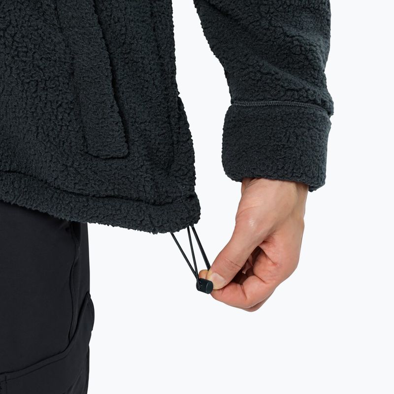 Bluza polarowa męska Jack Wolfskin Felslicht Hooded night blue 6