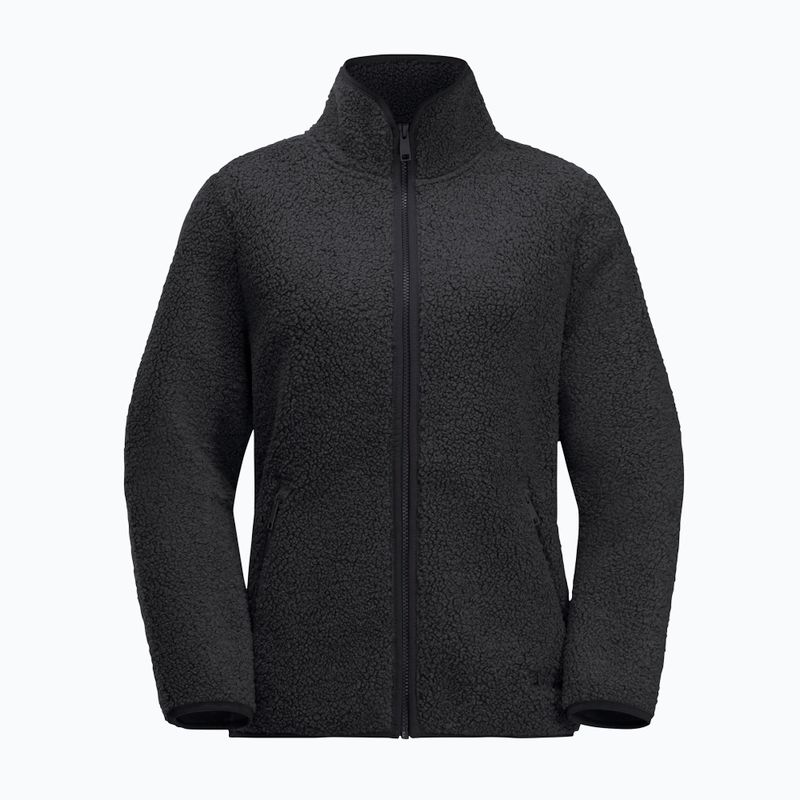 Bluza polarowa damska Jack Wolfskin High Curl black 4