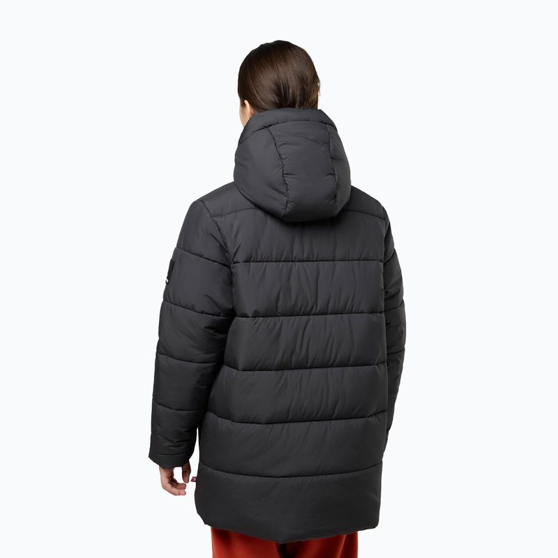 Kurtka ocieplana dziecięca Jack Wolfskin Teen Ins Long granite black 2