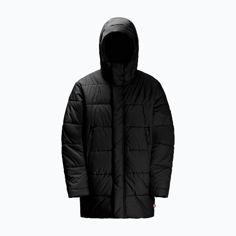 Kurtka ocieplana dziecięca Jack Wolfskin Teen Ins Long granite black 5
