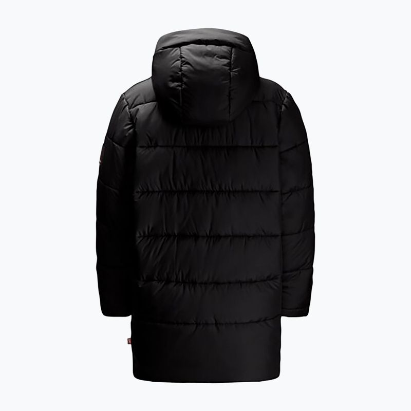 Kurtka ocieplana dziecięca Jack Wolfskin Teen Ins Long granite black 5