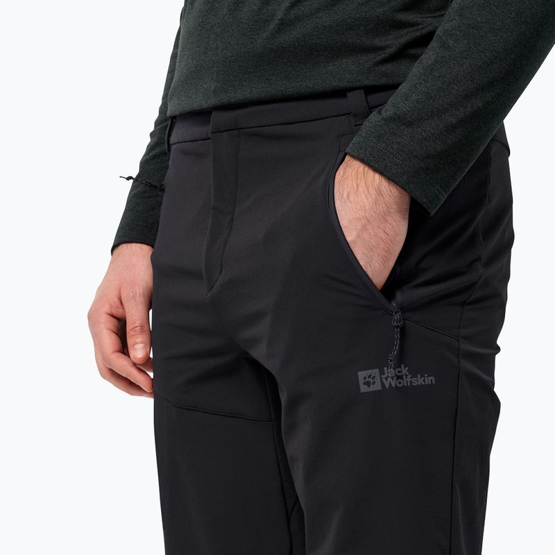 Spodnie trekkingowe męskie Jack Wolfskin Glastal Winter black 3
