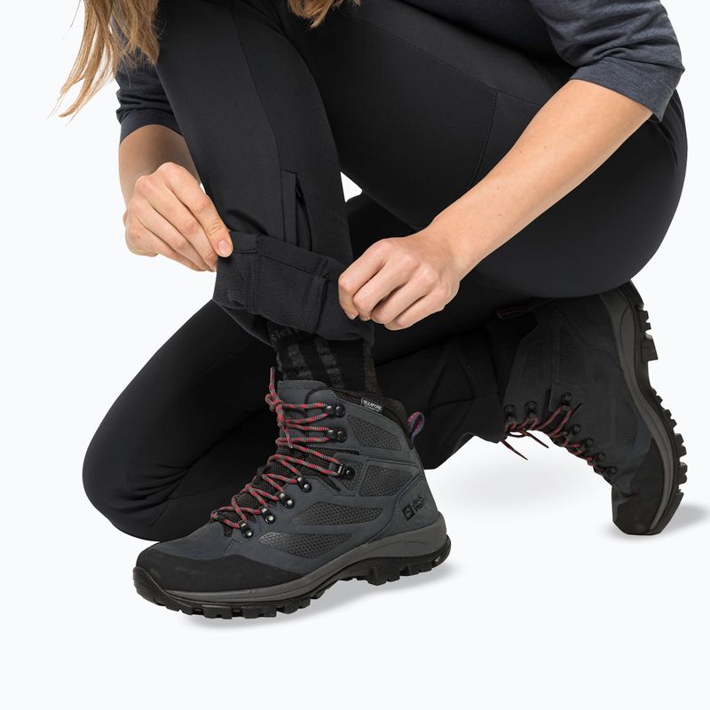 Spodnie trekkingowe damskie Jack Wolfskin Stollberg black 4
