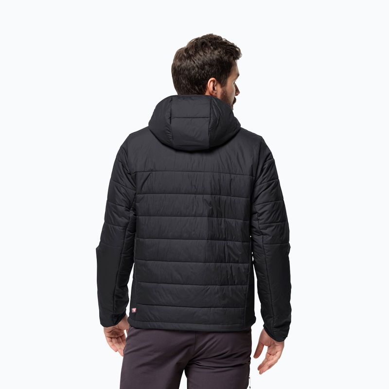 Kurtka męska Jack Wolfskin Lapawa Ins Hoody black 2