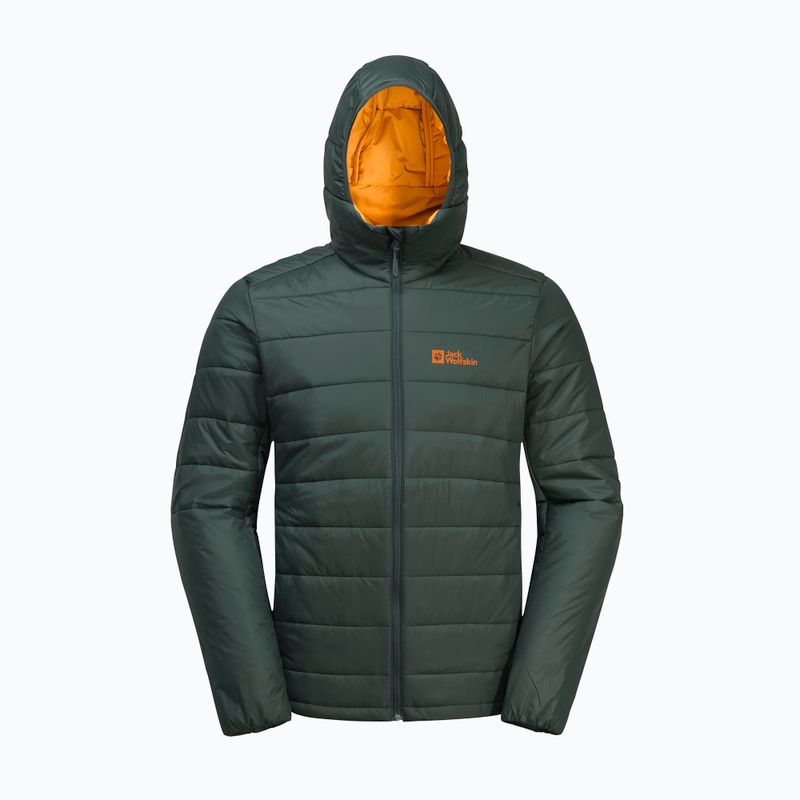 Kurtka męska Jack Wolfskin Lapawa Ins Hoody black olive 7