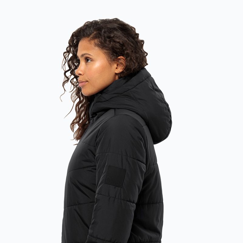 Płaszcz puchowy damski Jack Wolfskin Deutzer Coat black 4