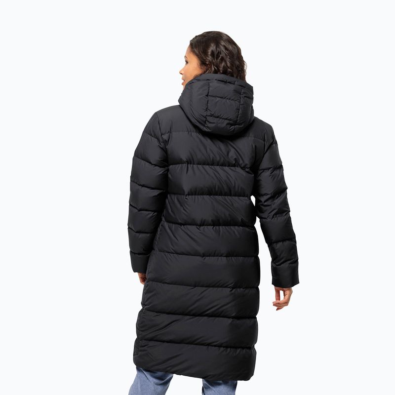 Płaszcz puchowy damski Jack Wolfskin Frozen Palace black 2