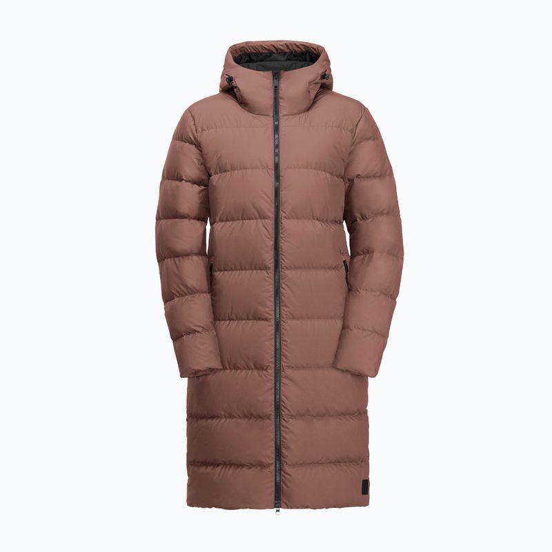 Płaszcz puchowy damski Jack Wolfskin Frozen Palace wild ginger 6