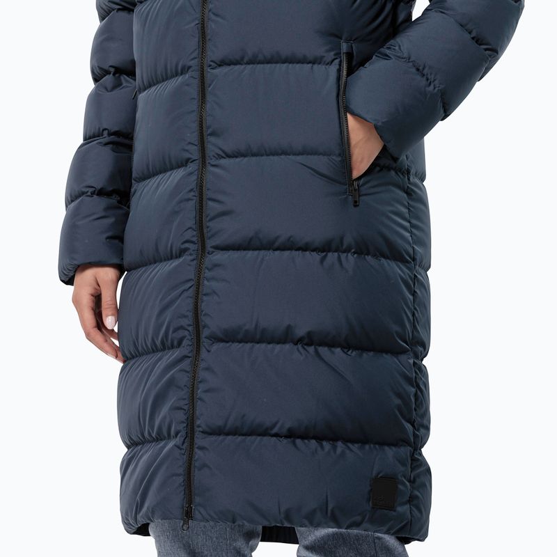 Płaszcz puchowy damski Jack Wolfskin Frozen Palace night blue 3