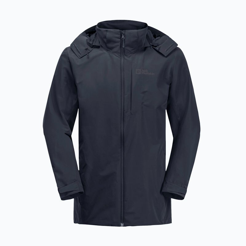 Kurtka przeciwdeszczowa męska Jack Wolfskin Fernblick 2L night blue 7