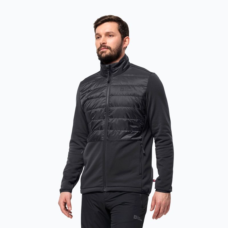 Kurtka 3w1 męska Jack Wolfskin Feldberg Luntal 3in1 black 3