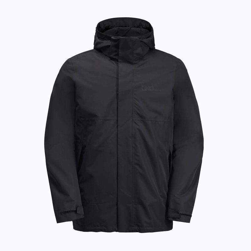 Kurtka 3w1 męska Jack Wolfskin Feldberg Luntal 3in1 black 9