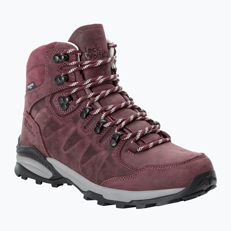 Buty trekkingowe damskie Jack Wolfskin Refugio Prime Texapore Mid dark maroon 8