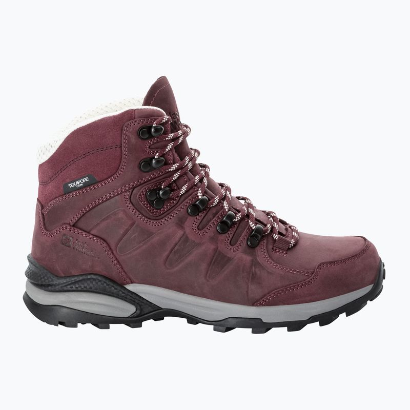 Buty trekkingowe damskie Jack Wolfskin Refugio Prime Texapore Mid dark maroon 9