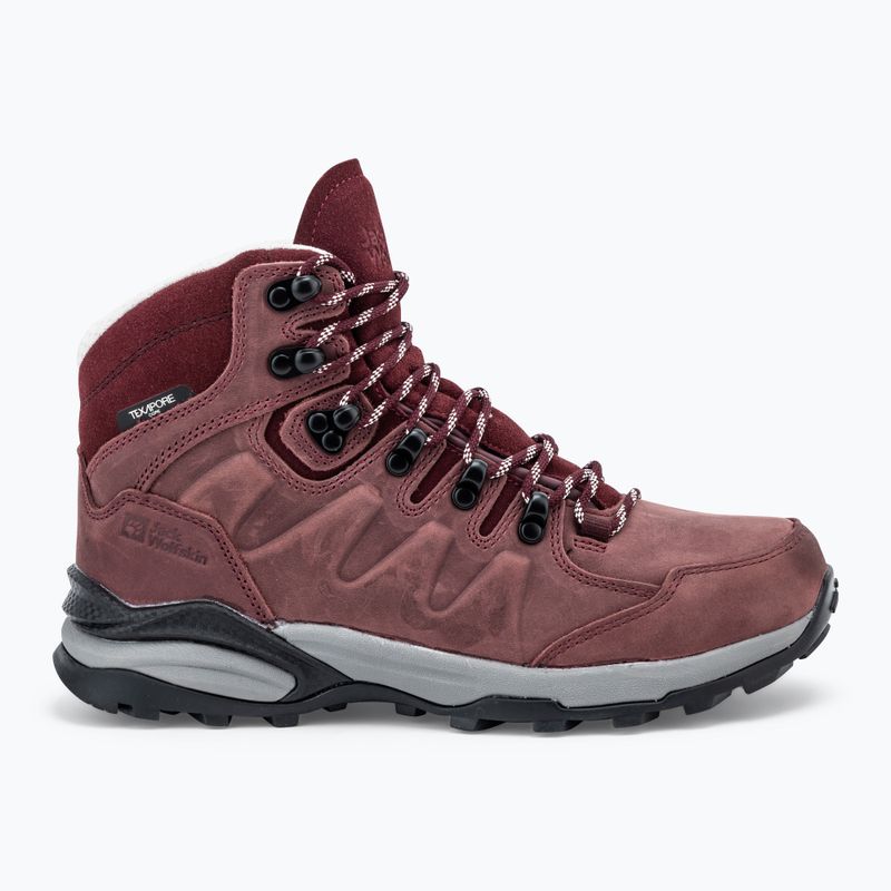 Buty trekkingowe damskie Jack Wolfskin Refugio Prime Texapore Mid dark maroon 2