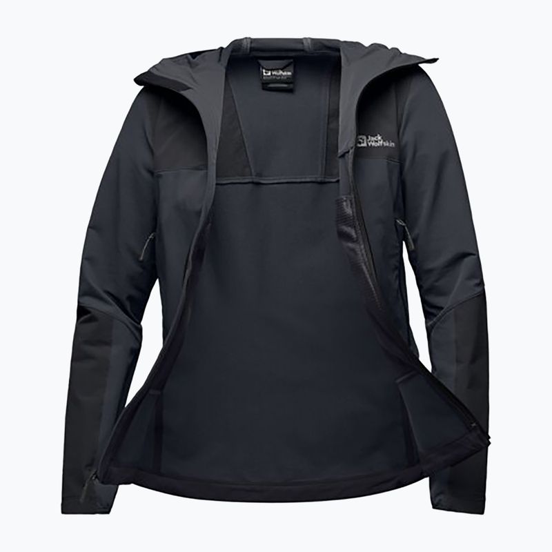 Kurtka softshell damska Jack Wolfskin Andur black 7