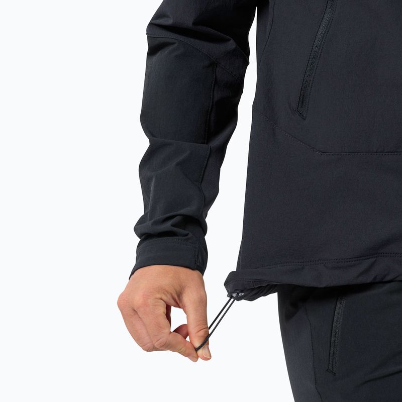Kurtka softshell damska Jack Wolfskin Andur black 5