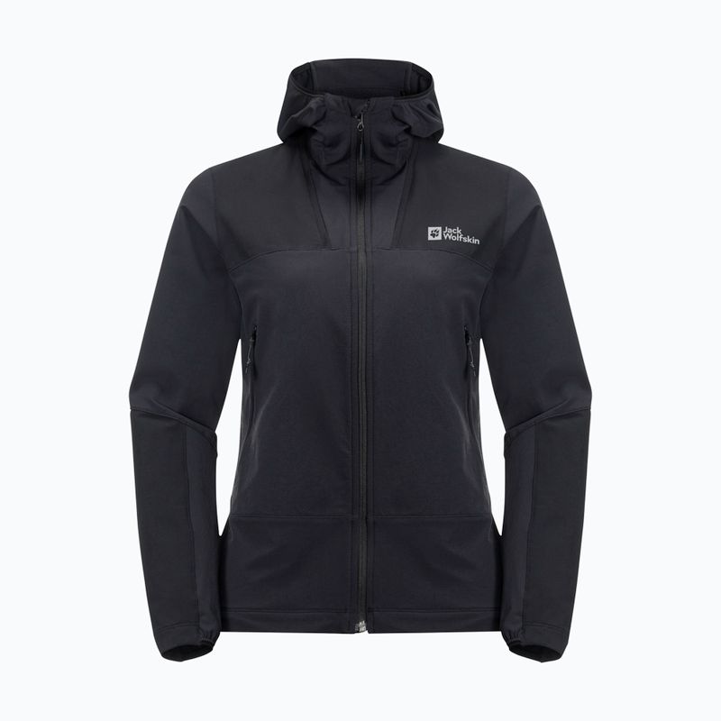 Kurtka softshell damska Jack Wolfskin Andur black 6