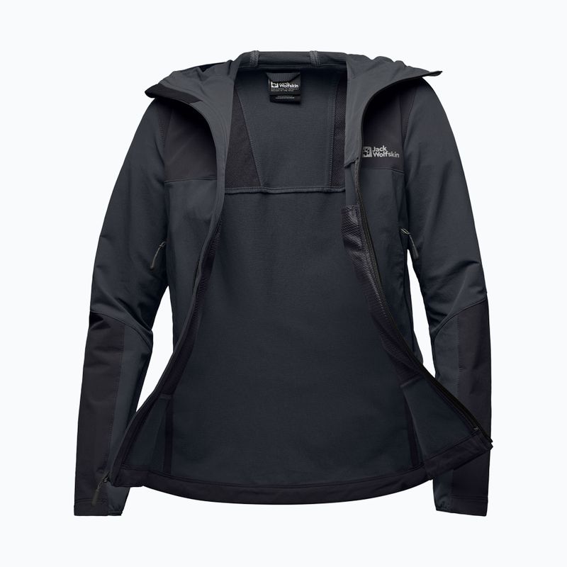 Kurtka softshell damska Jack Wolfskin Andur black 7