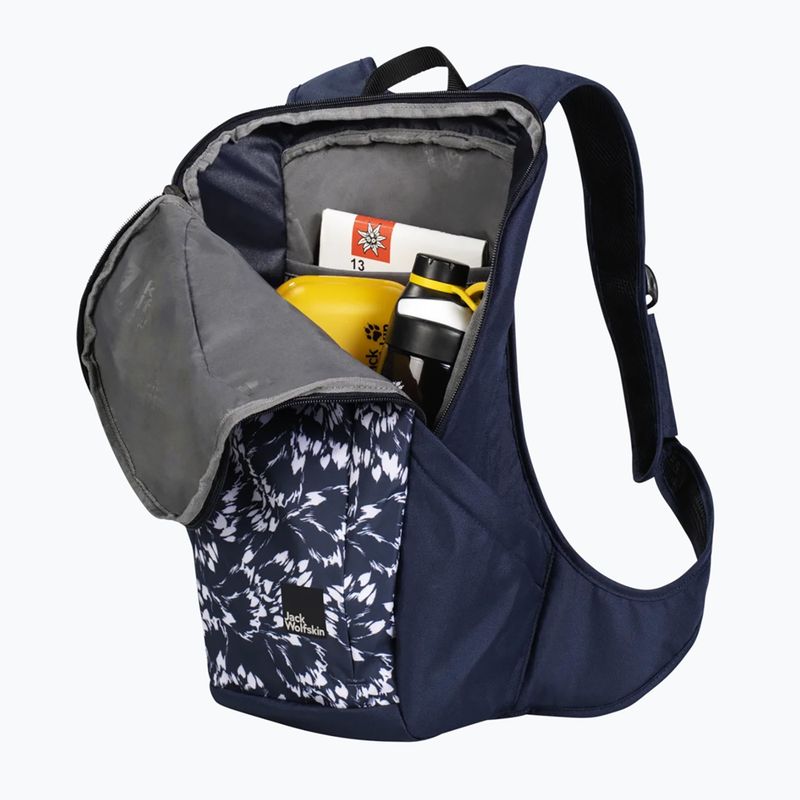 Plecak miejski damski Jack Wolfskin Frauenstein 15 l leaves night blue 3