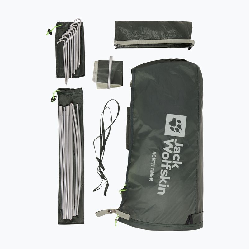 Namiot trekkingowy 1-osobowy Jack Wolfskin North Timer island moss 14