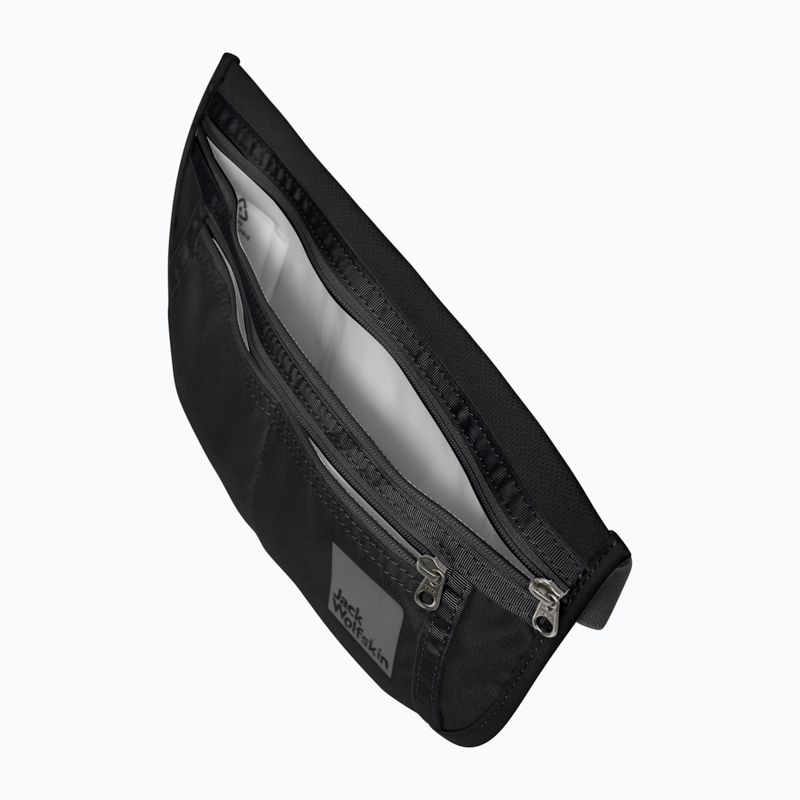 Saszetka nerka Jack Wolfskin Document Belt De Luxe black 5