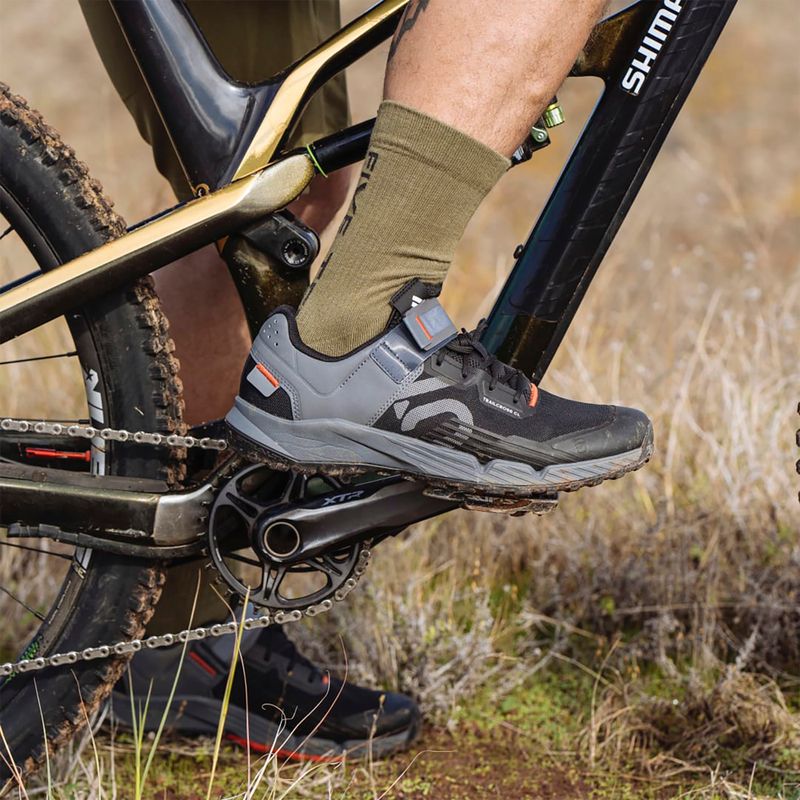 Buty rowerowe MTB męskie adidas FIVE TEN Trailcross Clip In 2024 core black/grey three/red 14