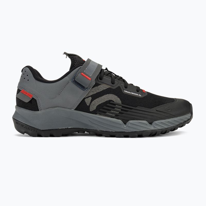 Buty rowerowe MTB męskie adidas FIVE TEN Trailcross Clip In core black/grey three/red 2