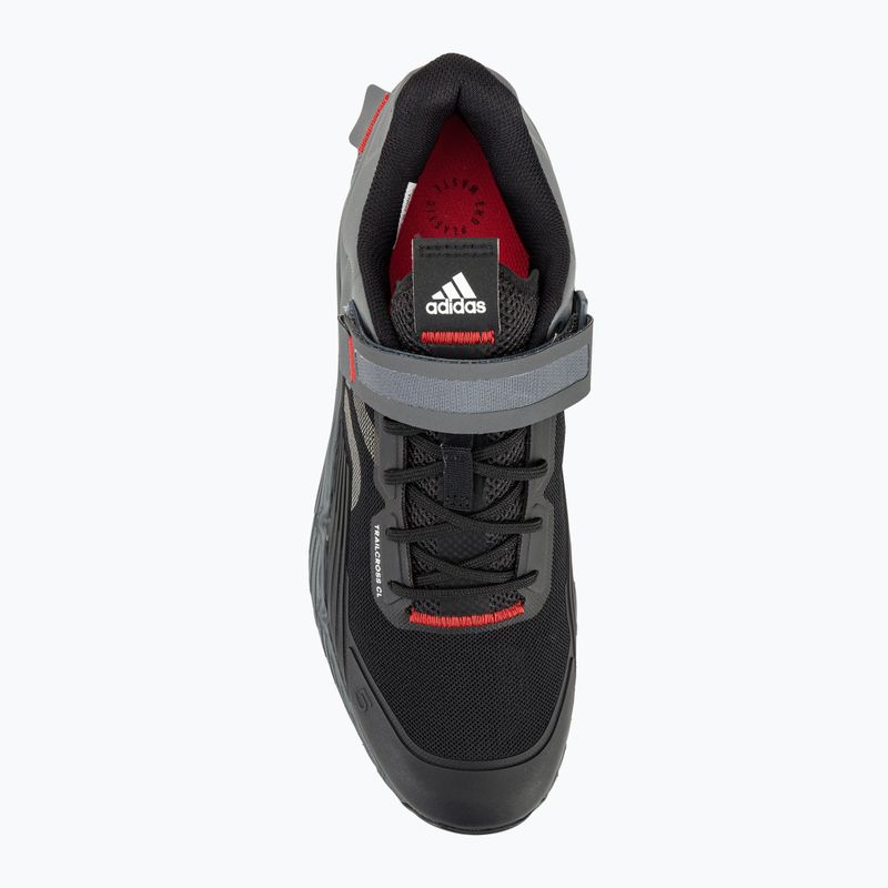 Buty rowerowe MTB męskie adidas FIVE TEN Trailcross Clip In 2024 core black/grey three/red 8