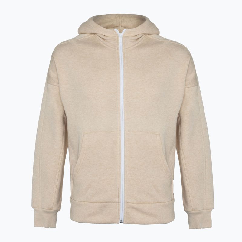 Bluza damska adidas Studio Lounge Fleece Full Zip botanic beige mel