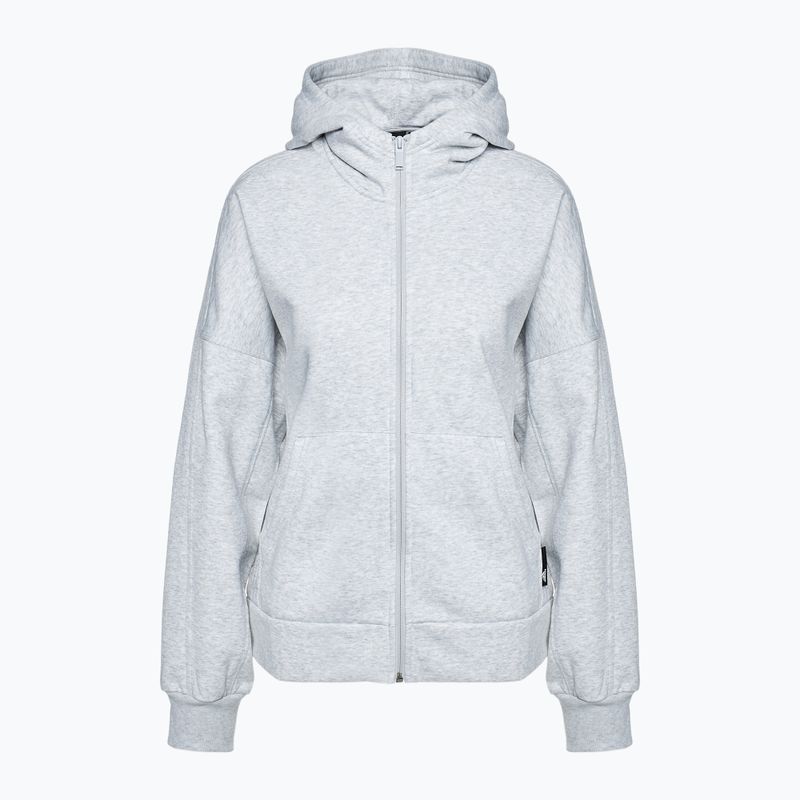 Bluza damska adidas  Studio Lounge Fleece Full Zip light grey