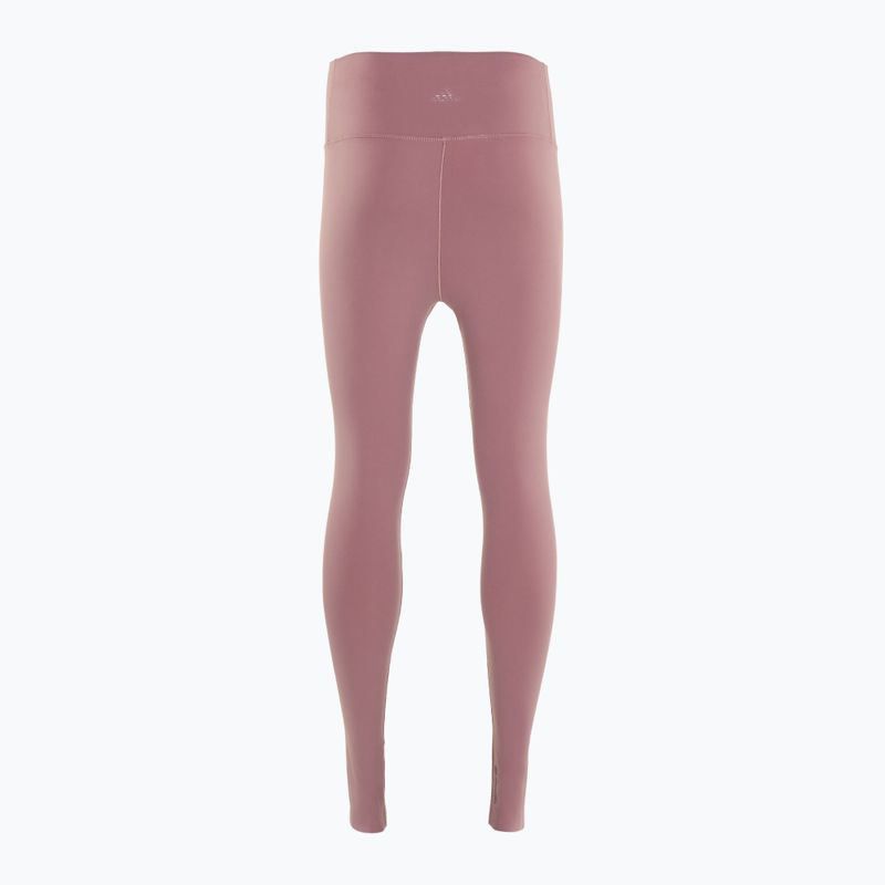 Legginsy damskie adidas Yoga Luxe Studio 7/8 magic mauve 2