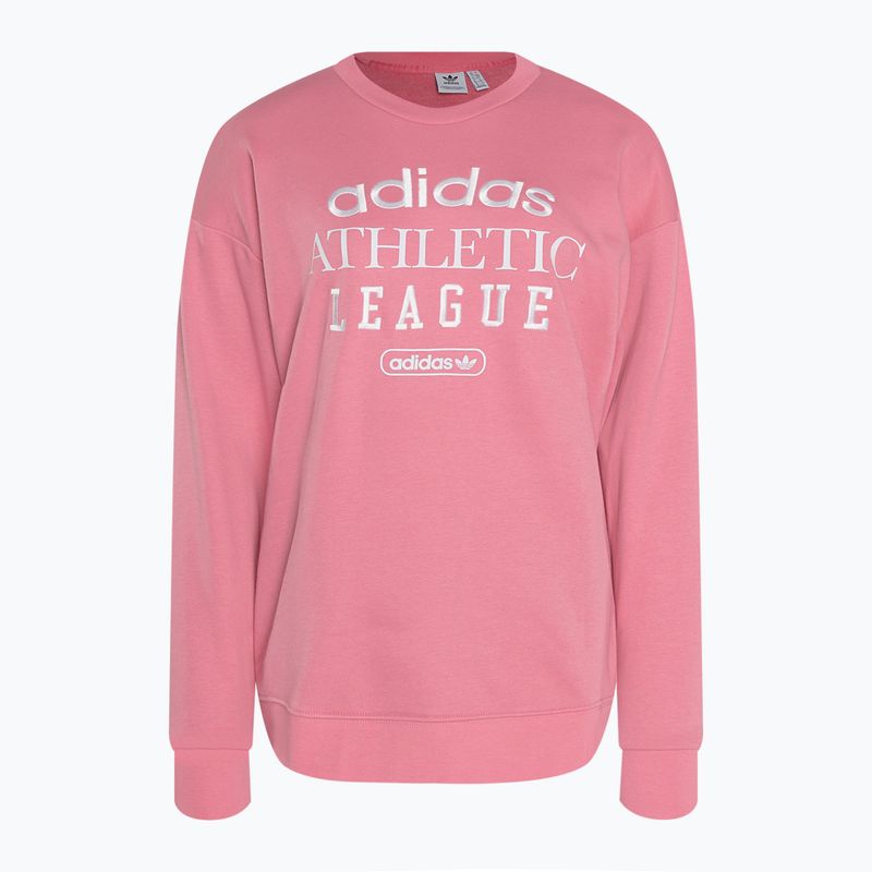 Bluza damska adidas Retro Luxury Crew rose tone