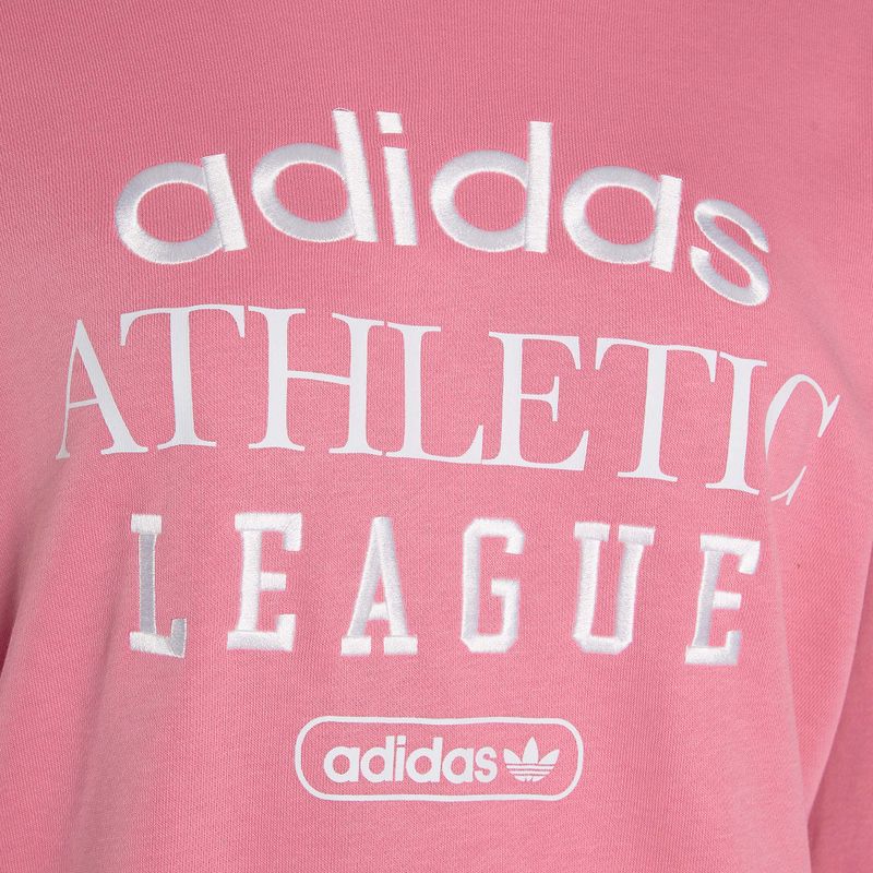 Bluza damska adidas Retro Luxury Crew rose tone 4