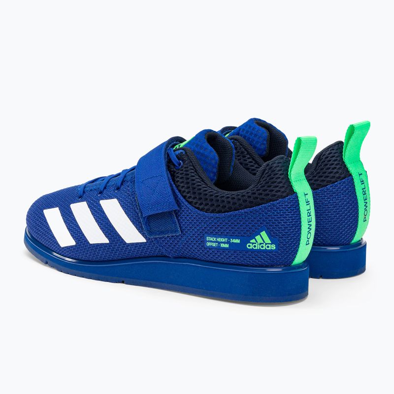 Buty do podnoszenia ciężarów adidas Powerlift 5 GY8922 blue 3