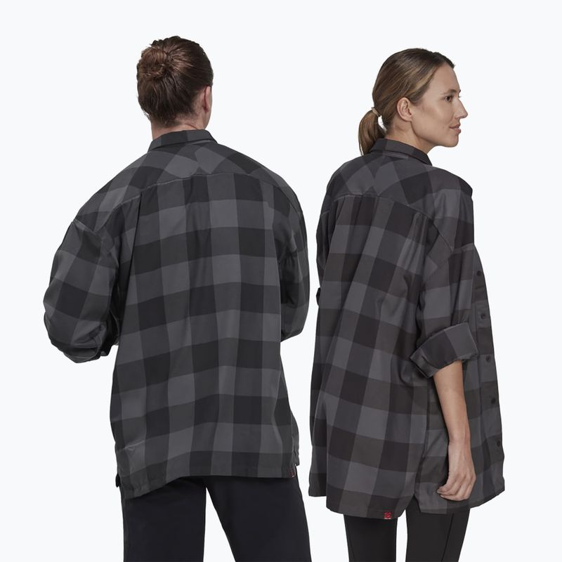 Koszula adidas FIVE TEN Brand of the Brave Flannel grey six/black 2