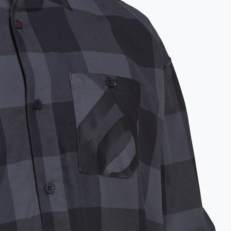Koszula adidas FIVE TEN Brand of the Brave Flannel grey six/black 7