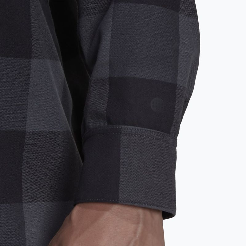 Koszula adidas FIVE TEN Brand of the Brave Flannel grey six/black 8