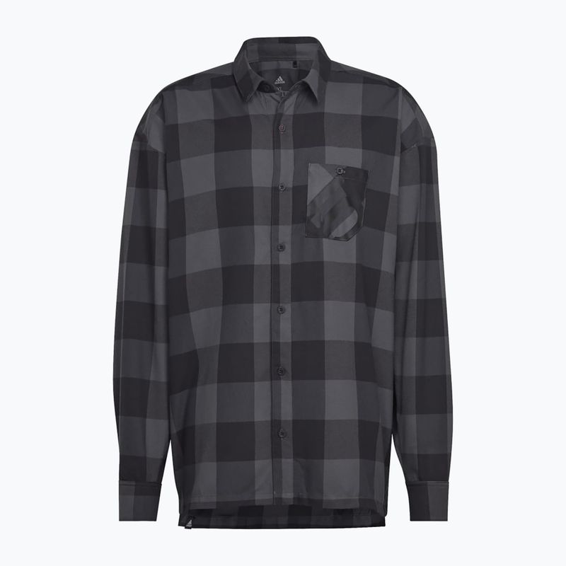 Koszula adidas FIVE TEN Brand of the Brave Flannel grey six/black 9