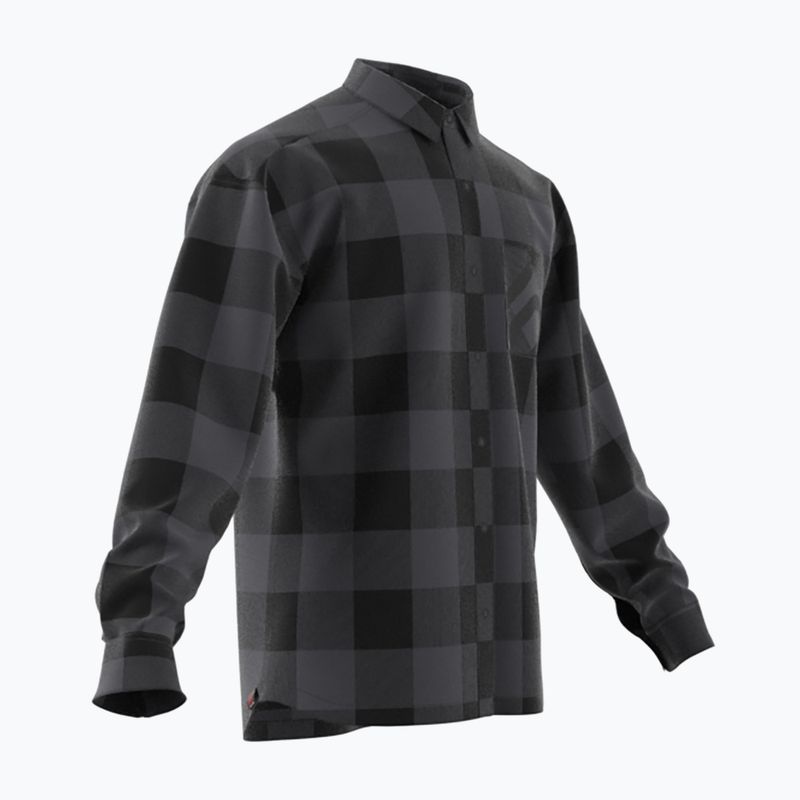 Koszula adidas FIVE TEN Brand of the Brave Flannel grey six/black 12