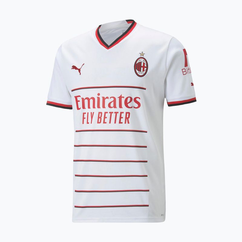 Koszulka piłkarska męska PUMA ACM Away Replica puma white/tango