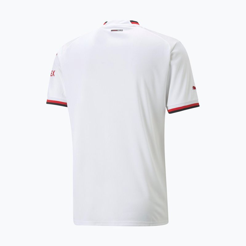 Koszulka piłkarska męska PUMA ACM Away Replica puma white/tango 2