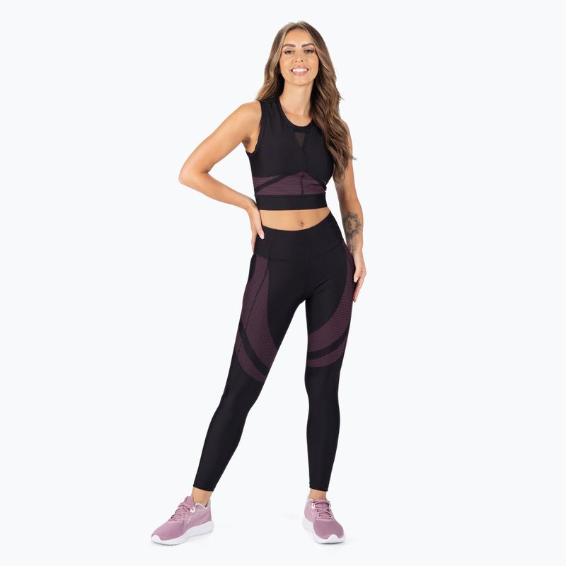 Top treningowy damski PUMA Eversculpt Fitted Koszulka puma black/sunset pink 2